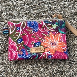 Consuela Multicolor Floral Clutch